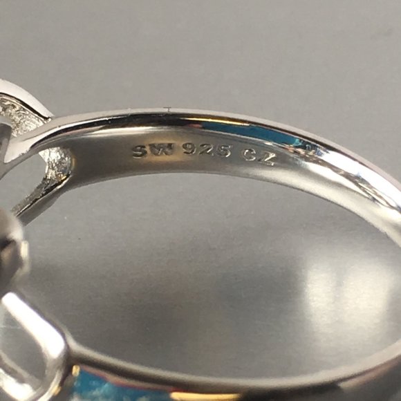 Darling Bow Ring Feminine Sparkling Zirconia Costume Jewelry SW 925 ZC - Picture 5 of 7